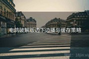 电鸽破解版边下边播与缓存策略