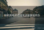如何用电鸽在线无法投屏如何办