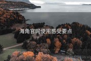 海角官网使用感受要点