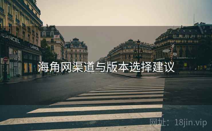 海角网渠道与版本选择建议