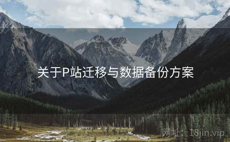 关于P站迁移与数据备份方案