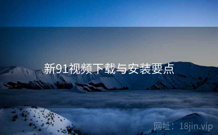 新91视频下载与安装要点